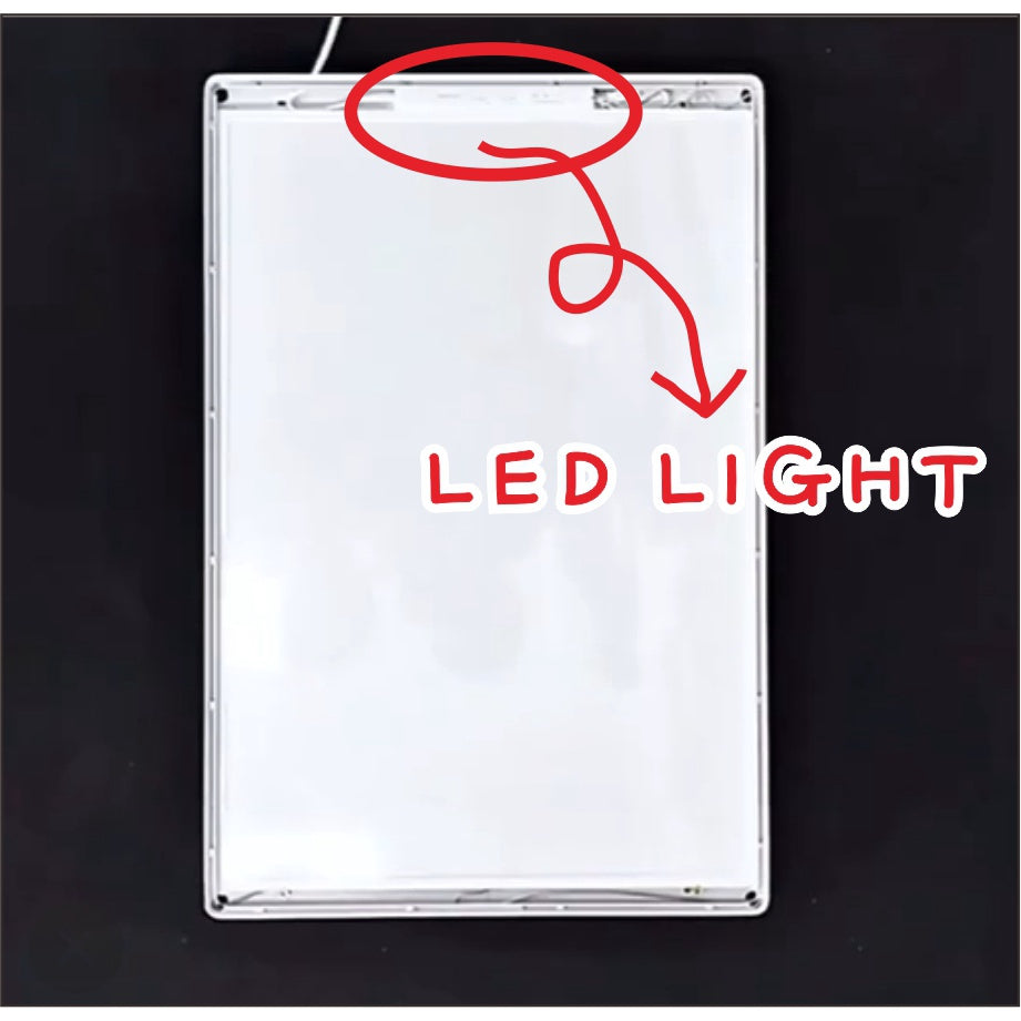 Menu LED Light Box Film Signage (TypeB) / Promo Logo Sign Food Poster Pet Backlit Restaurant Store