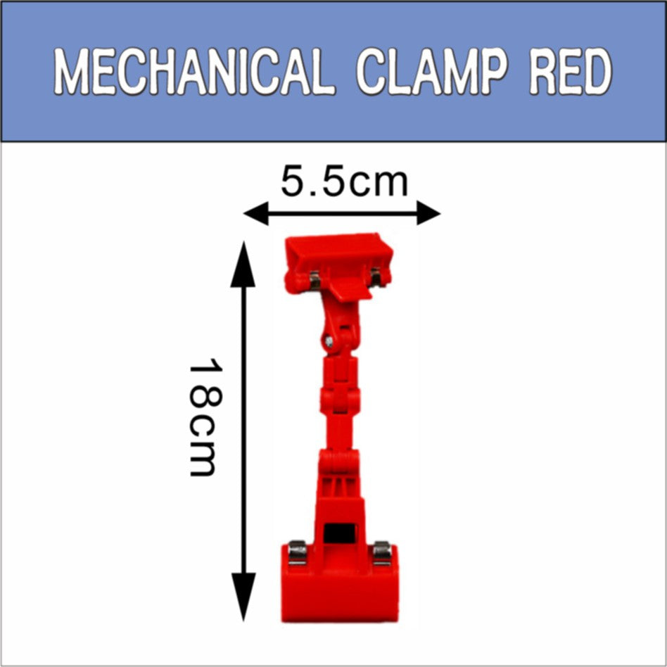 Pop Clamp Holder / Sign Price Name Tag Display Business Card Memo Clip Table Paper Photo DIY Mart Ad