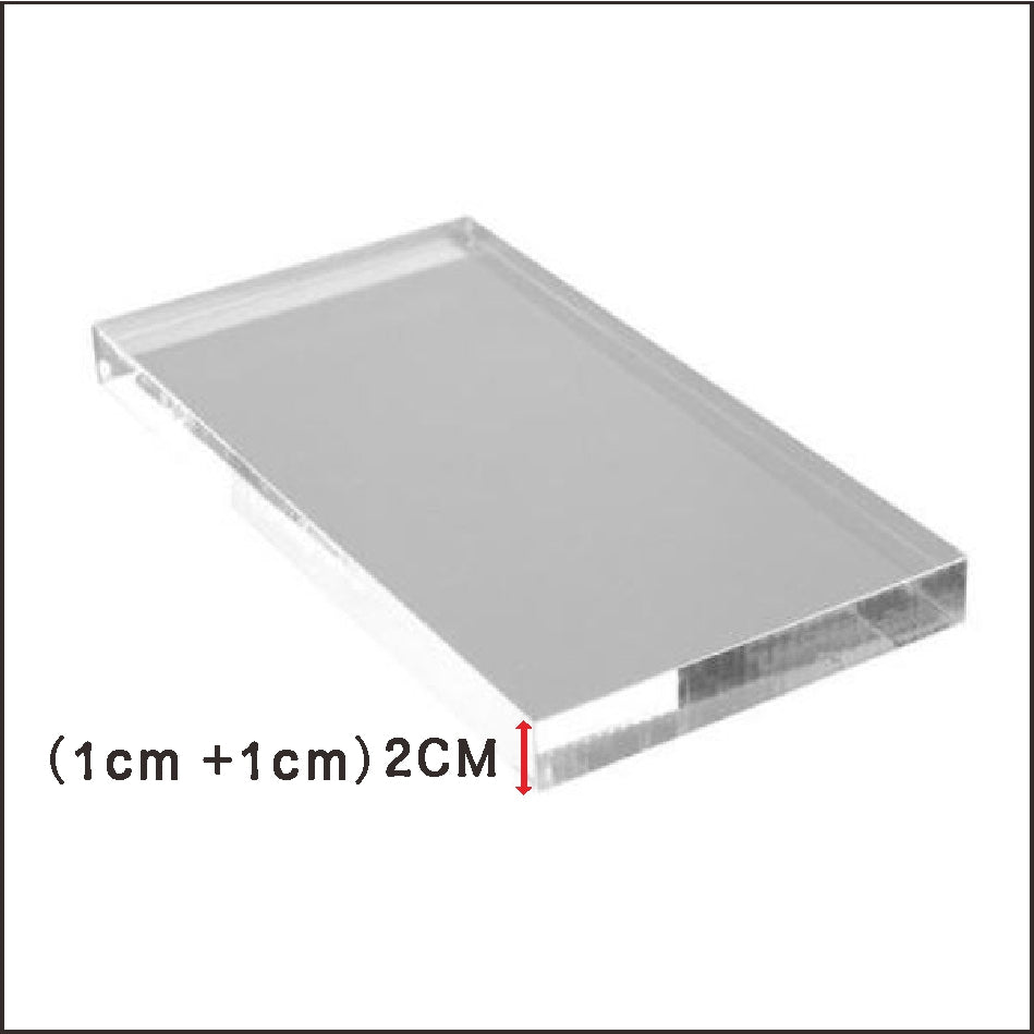 10mm Clear Acrylic Photo Frame 2/ Strong magnet Card Holder Picture Stand Transparent Christmas gift