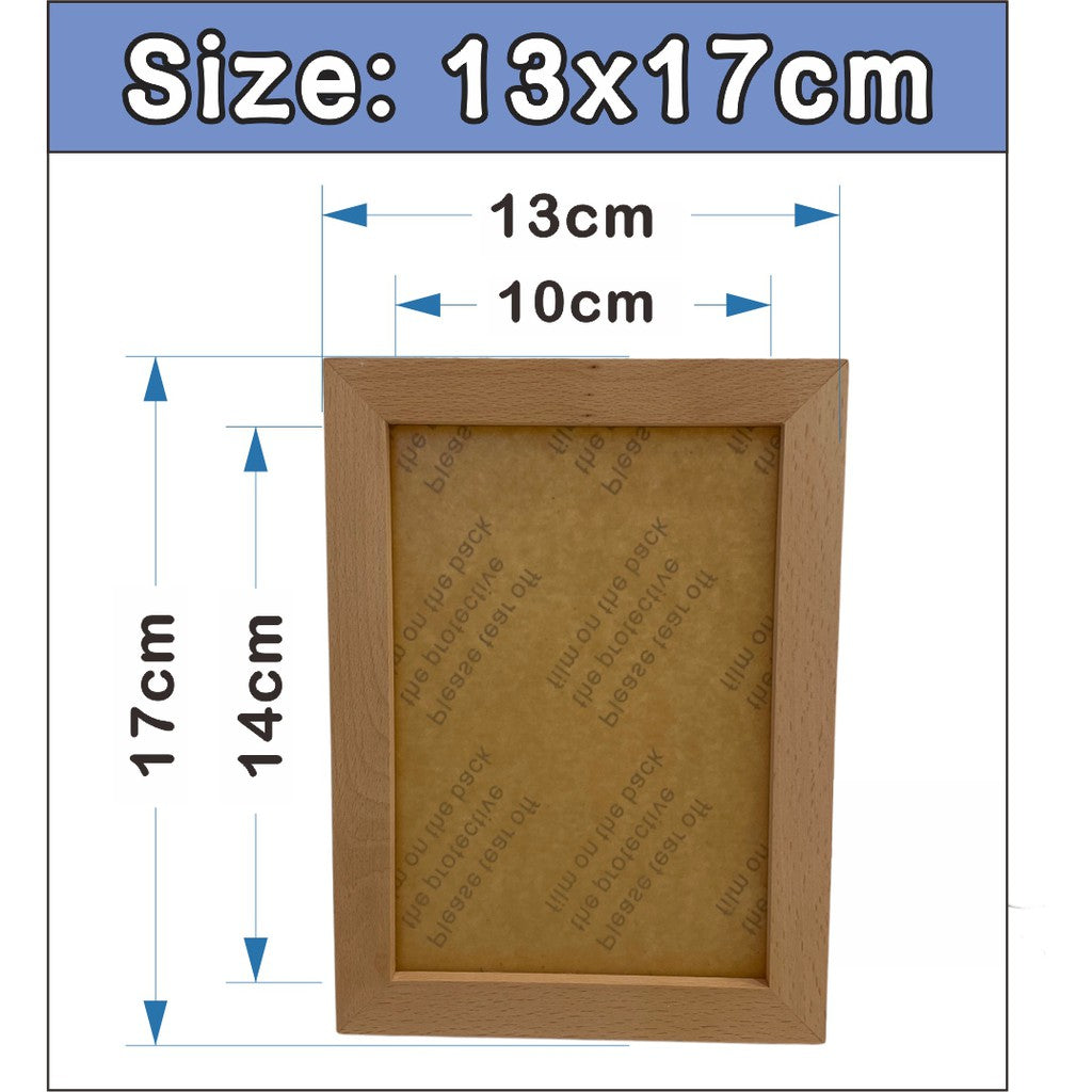 Customized Acrylic LED Lamp Wooden Frame / Personalized Picture Photo Portrait Landscape Event Gift