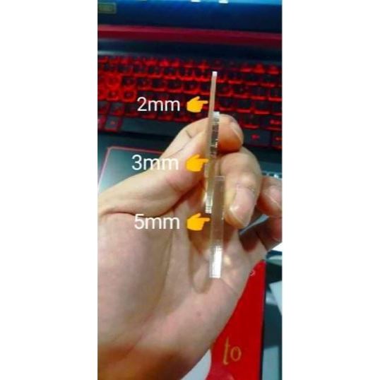 2mm Blank Clear Acrylic Medal 50pcs / Pre-Cut Customized Laser Cutting Transparent Trophy Award