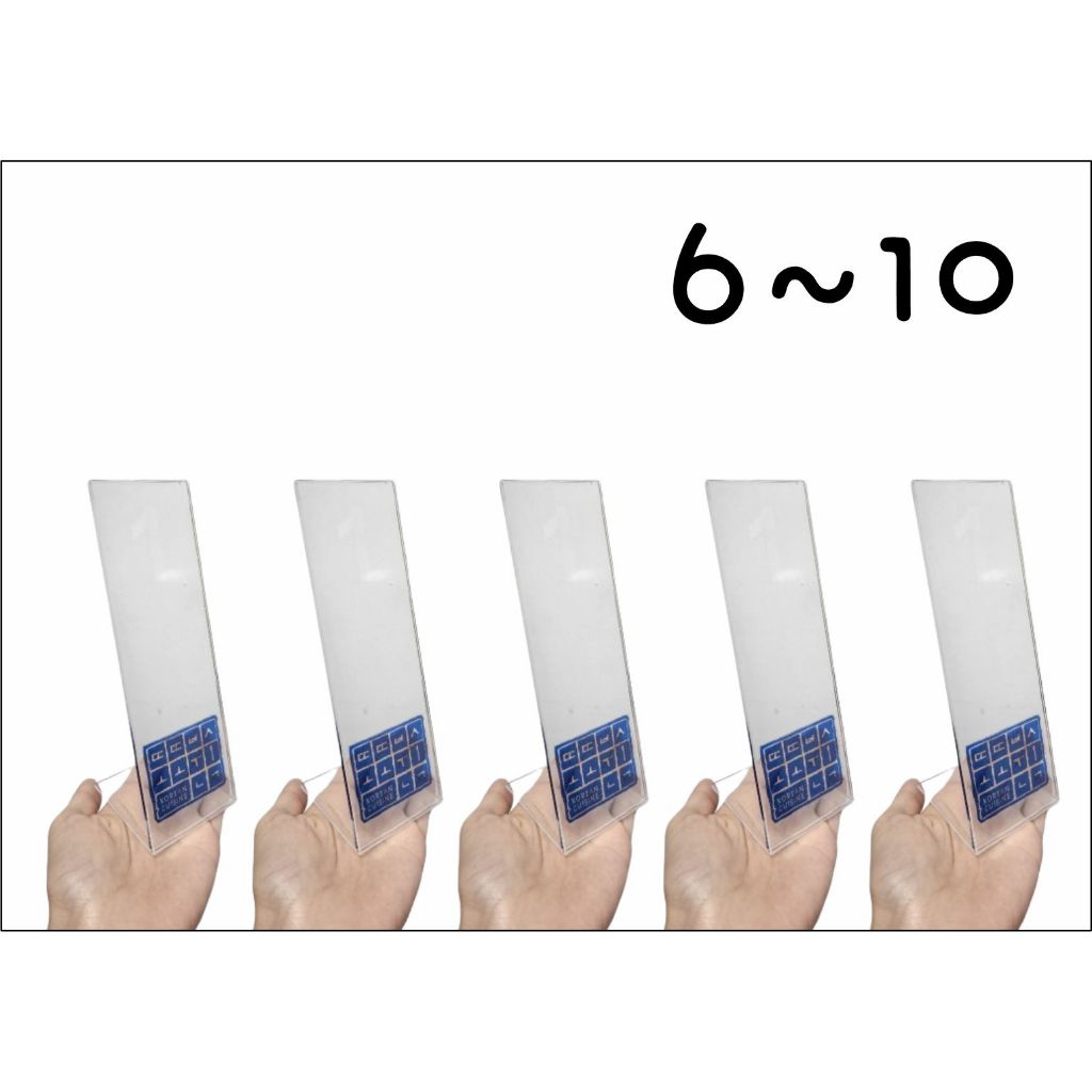 (5Pcs) Customized Table Number Acrylic Stand / Restaurant Cafe Bar Food Decor Waiting Number Standee