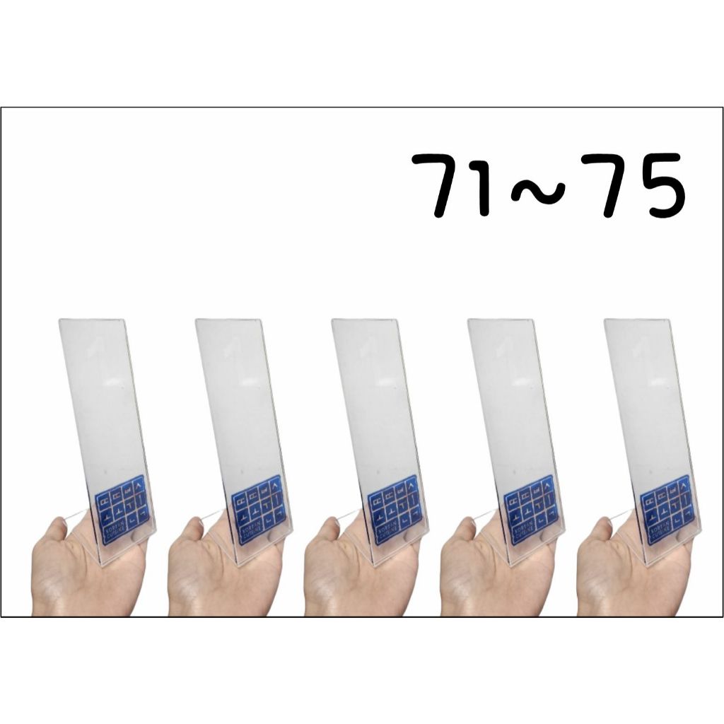 (5Pcs) Customized Table Number Acrylic Stand / Restaurant Cafe Bar Food Decor Waiting Number Standee