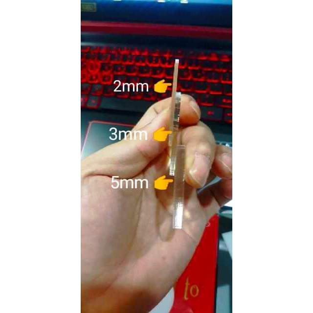 2mm Blank Clear Acrylic Medal 50pcs / Pre-Cut Customized Laser Cutting Transparent Trophy Award