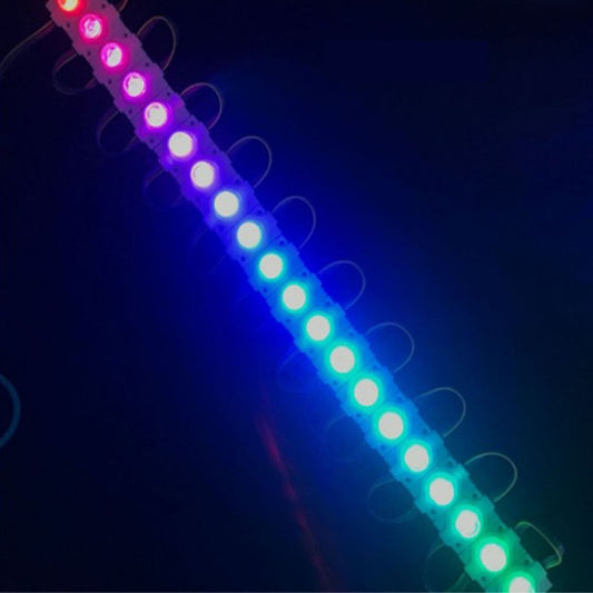 RGB 4) 20pcs Single Lamp RGB Led Module Waterproof 3led / Strip DC 12V Car Signage Motorcycle Decor