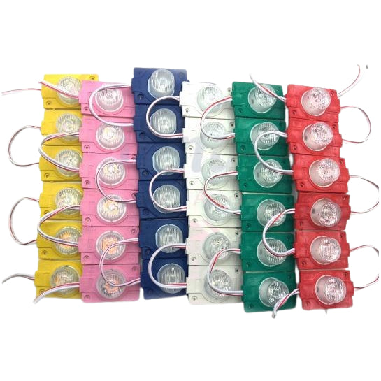 #6) 20pcs Single Lamp Highlight LED module / DC12V LED Light Modules Advertising Signage Motor Car