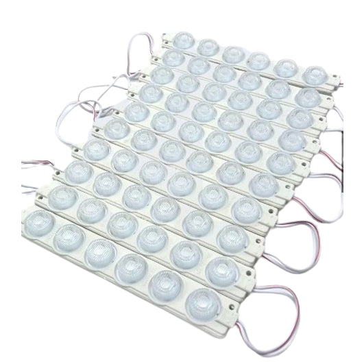 #7) 20pcs 6eyes Highlight LED Module / Knight Car Motorcycle 6 LED Round Light Module 12V Waterproof