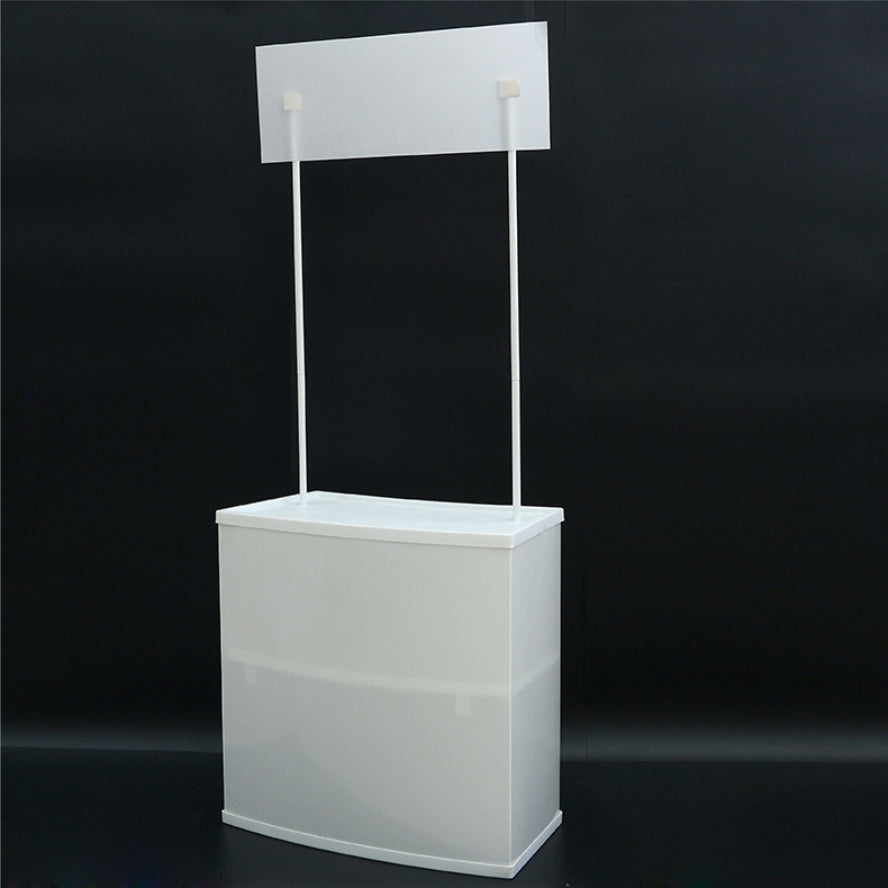 PVC Promotional Booth / Portable Folding Table Detachable Assemble Collapsible Booth Event Printing