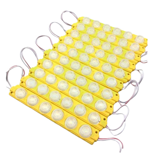#7) 20pcs 6eyes Highlight LED Module / Knight Car Motorcycle 6 LED Round Light Module 12V Waterproof