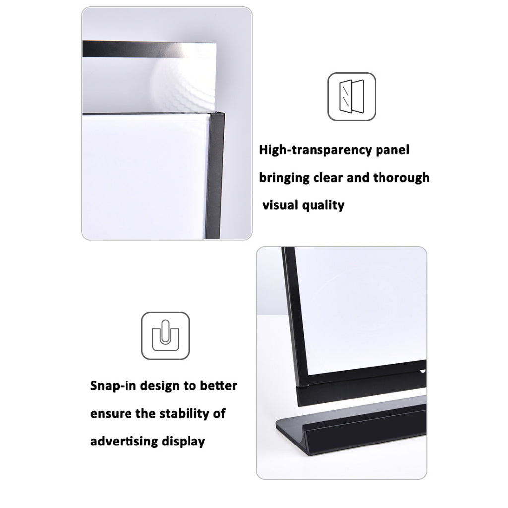 A4 A3 Single Sided LED Display Table Stand / Menu Light Box Promo Coffee Shop Cafe Bar Restaurant