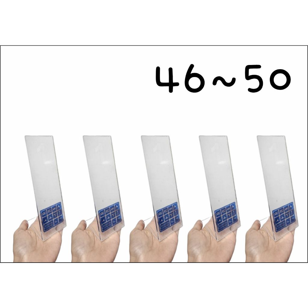 (5Pcs) Customized Table Number Acrylic Stand / Restaurant Cafe Bar Food Decor Waiting Number Standee
