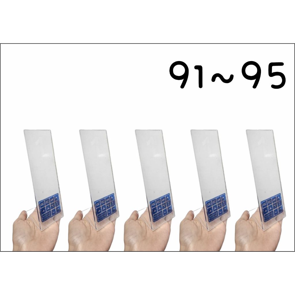 (5Pcs) Customized Table Number Acrylic Stand / Restaurant Cafe Bar Food Decor Waiting Number Standee