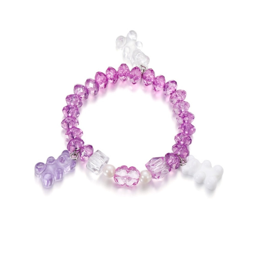 10PCS Gummy Bear Accessories for Key Chain / Pendant Earrings Necklaces Ring Jewelry Resin Acrylic