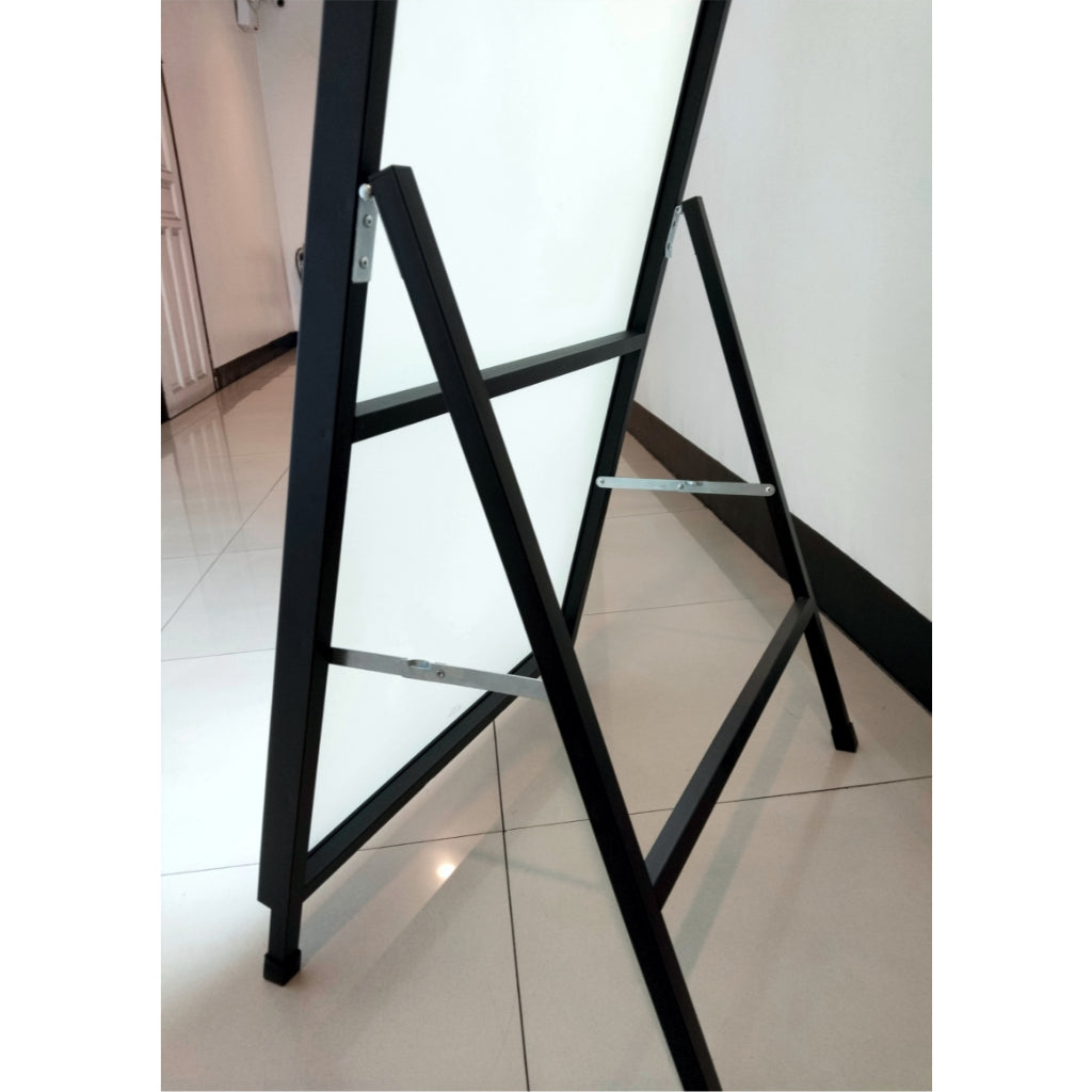 Steel "A" Type Foldable Menu Light Standee Food Printing Stand Restaurant Mall LED Display Signage