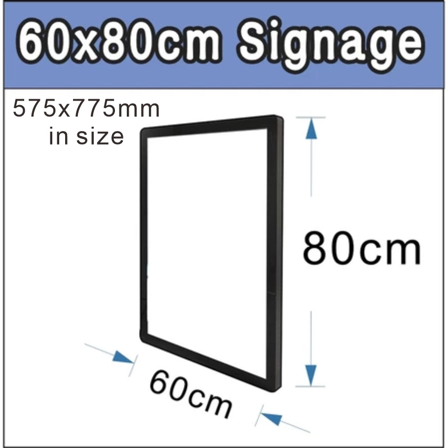 Menu LED Light Box Film Signage (TypeB) / Promo Logo Sign Food Poster Pet Backlit Restaurant Store