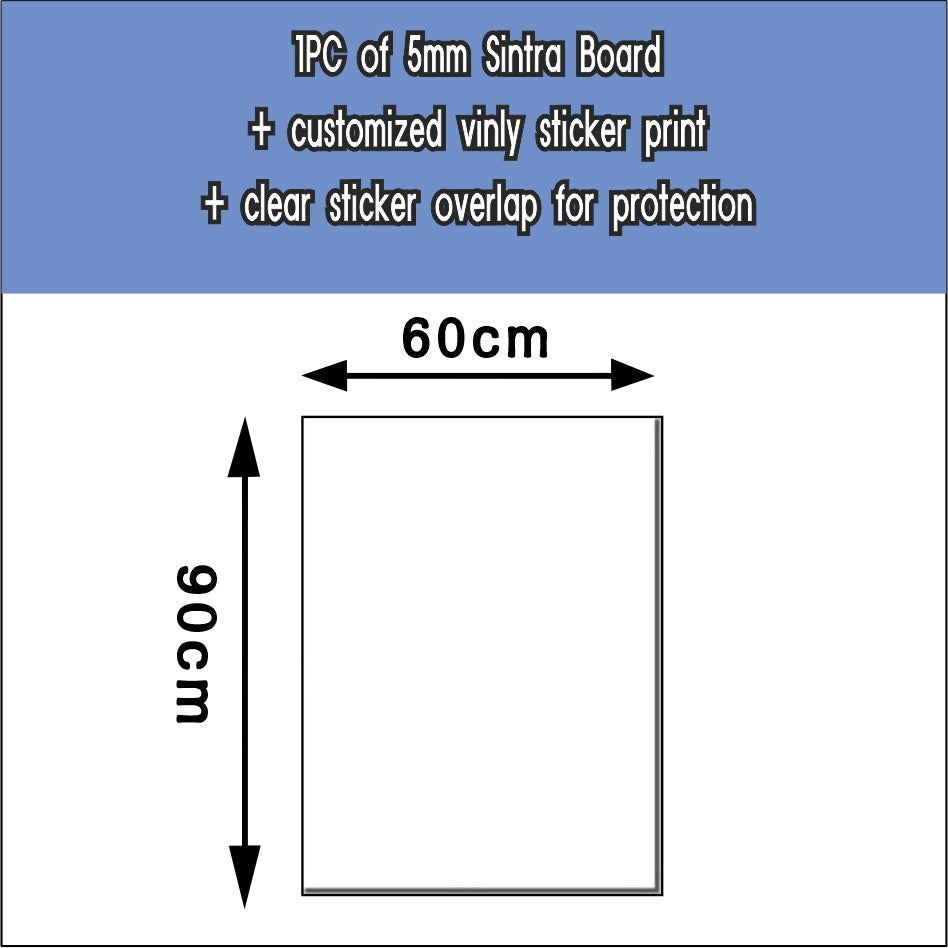 Durable Double sided Tripod Sintra Standee Outdoor Backdrop Stand Display Floor Sign Poster Menu