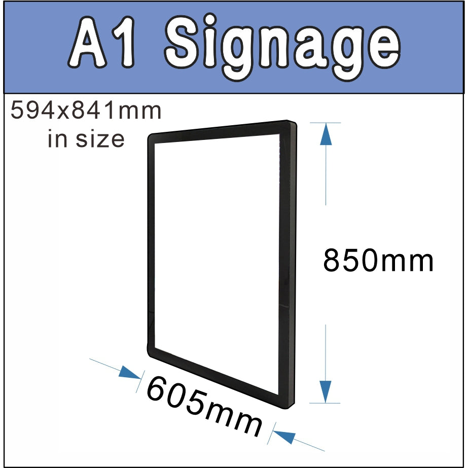 Menu LED Light Box Film Signage (TypeB) / Promo Logo Sign Food Poster Pet Backlit Restaurant Store