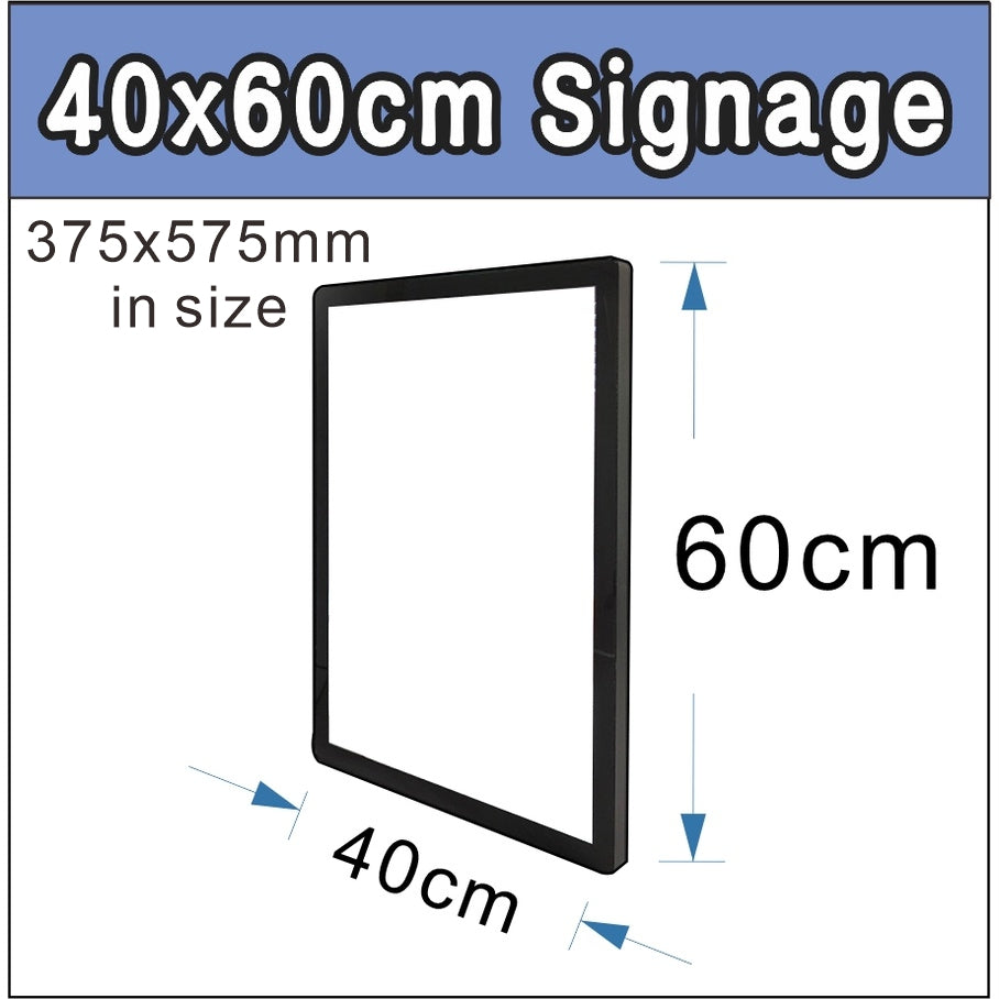 Menu LED Light Box Film Signage (TypeB) / Promo Logo Sign Food Poster Pet Backlit Restaurant Store