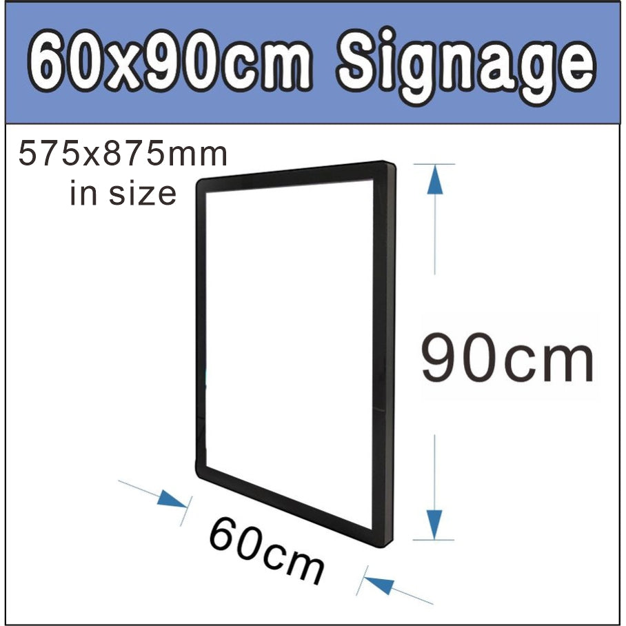 Menu LED Light Box Film Signage (TypeB) / Promo Logo Sign Food Poster Pet Backlit Restaurant Store
