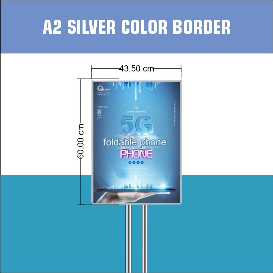 LED Ultra Thin Display Light Box Floor Stand / Mall Restaurant Cosmetic Shop Store Building Standee