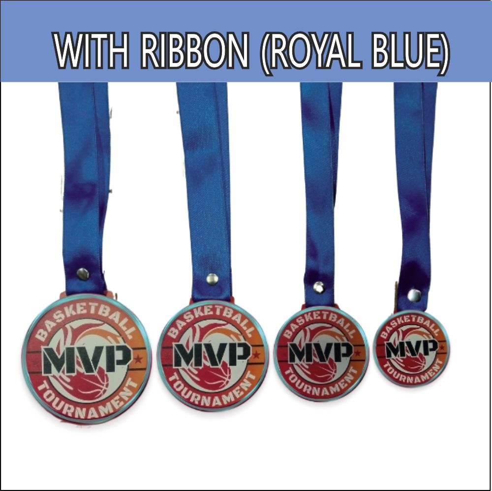10Pcs Customized Medals/UV Direct Print on 3mm Clear Acrylic w/ Ribbon Lace / Award Trophy Plaque