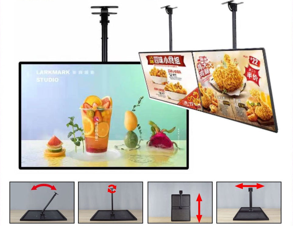 LED Film Signage (w/ Bracket) / Menu Display Light Box Promo Logo Sign Food Poster Restaurant Store