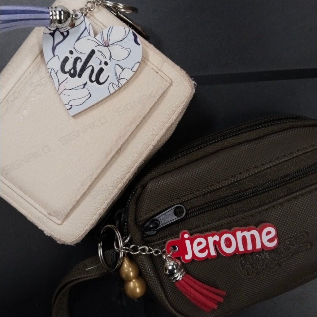 10pcs) Customized Acrylic Keychain UV Direct Print / Souvenir Anniversary Gift Personalized Keyring