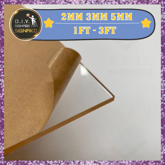 Big Size Clear Transparent Acrylic 2mm 3mm 5mm/Pre Cut Size Plastic Glass Plexiglass Perspex Laser