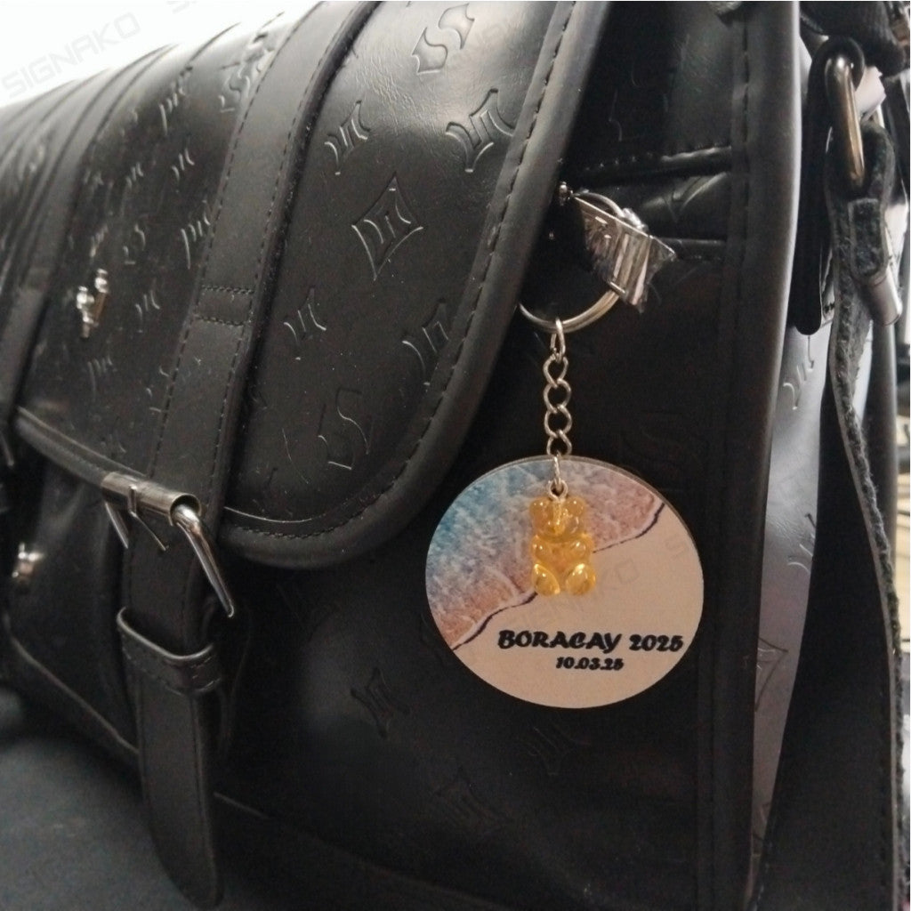10pcs) Customized Acrylic Keychain UV Direct Print / Souvenir Anniversary Gift Personalized Keyring