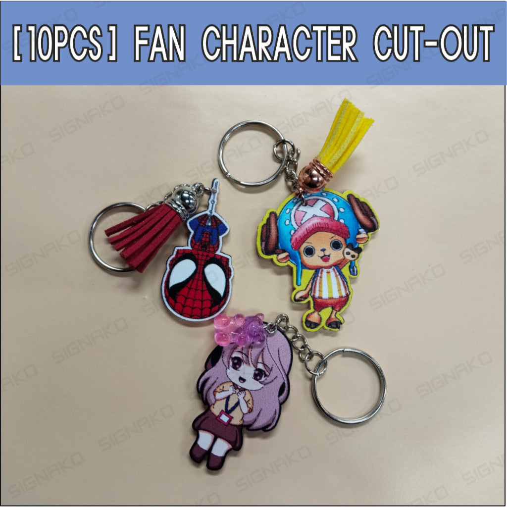 10pcs) Customized Acrylic Keychain UV Direct Print / Souvenir Anniversary Gift Personalized Keyring